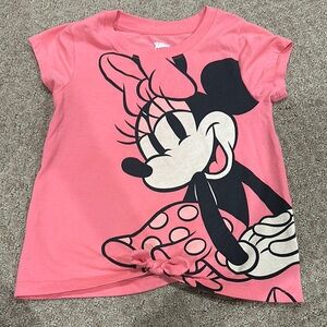 Disney Pink Minnie Mouse Short Sleeve Tee Size 6